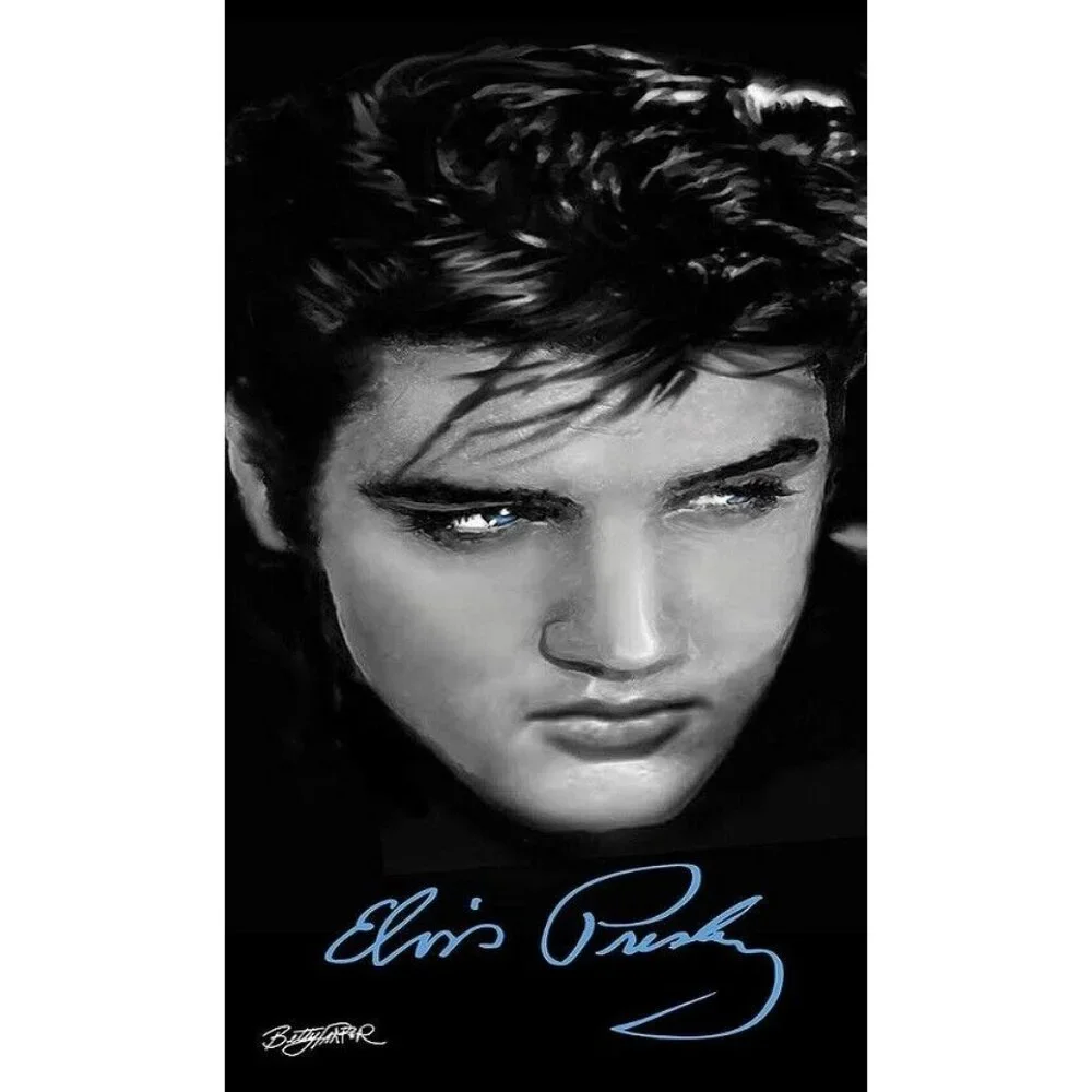 New Close Up Blue Eyes Elvis Presley Beach Bath Pool Towel 27x60 Gift Movie King